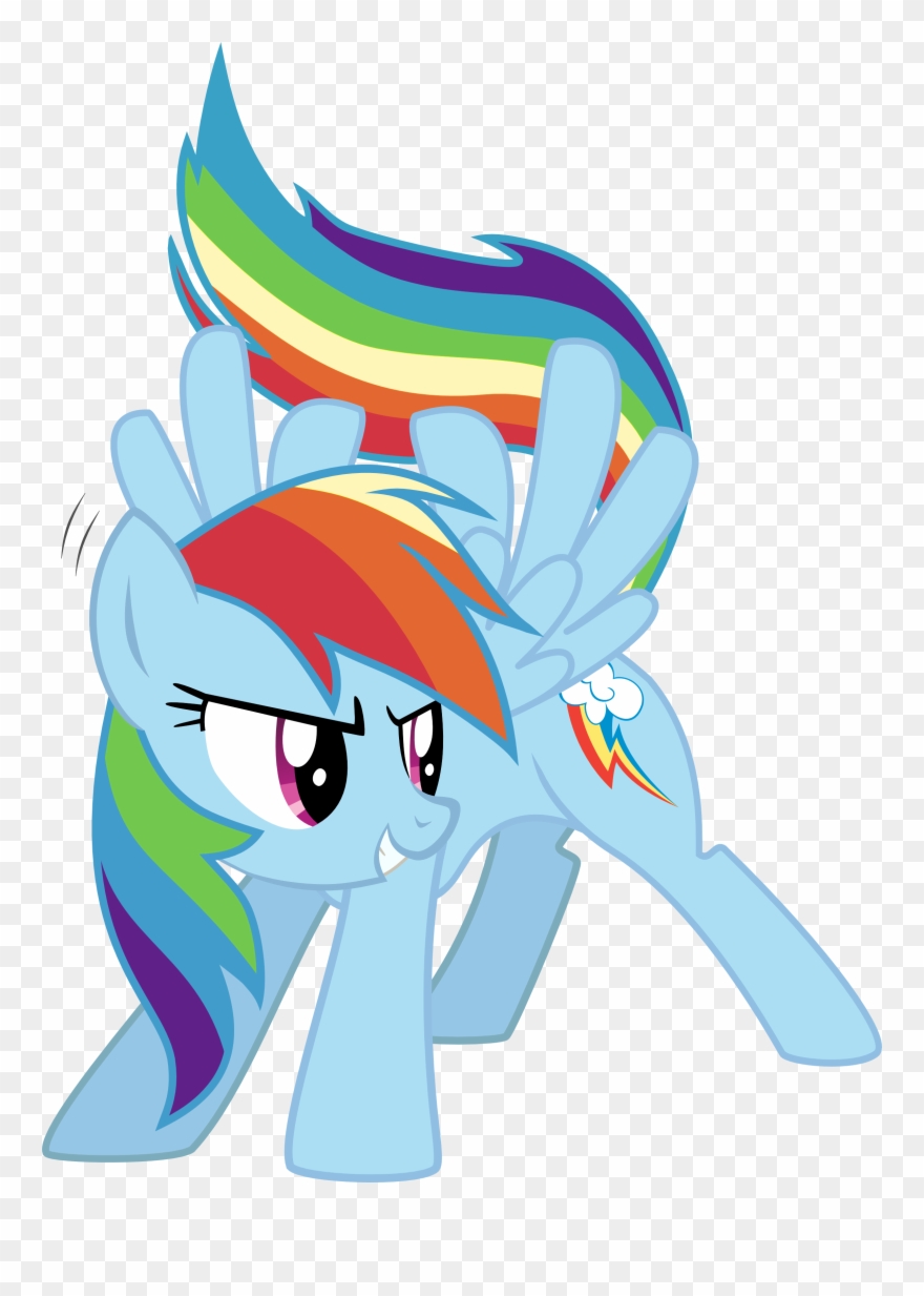 Cartoon Pictures Of Rainbows - Render My Little Pony Clipart