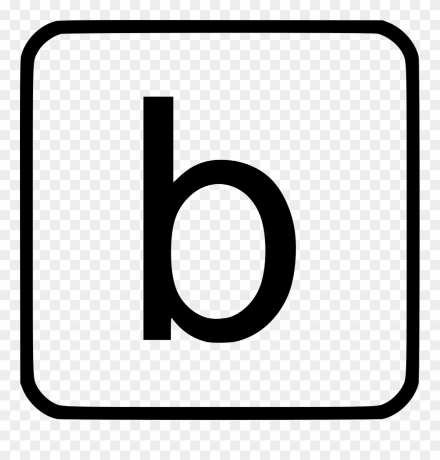Image Transparent B Clipart Lowercase - Alphabet - Png Download