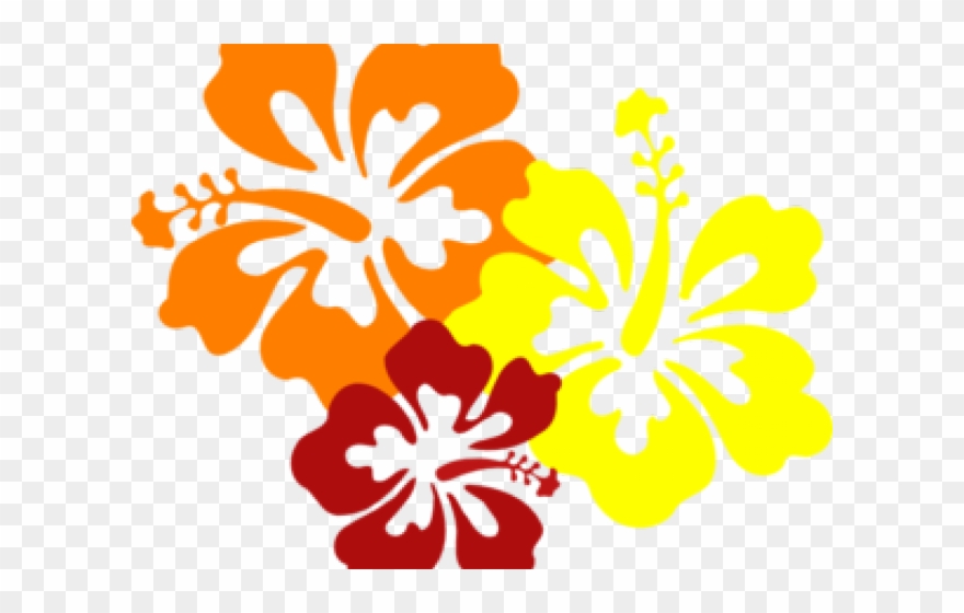 Hibiscus Clipart Cute Flower - Clip Art Hibiscus Flower - Png Download