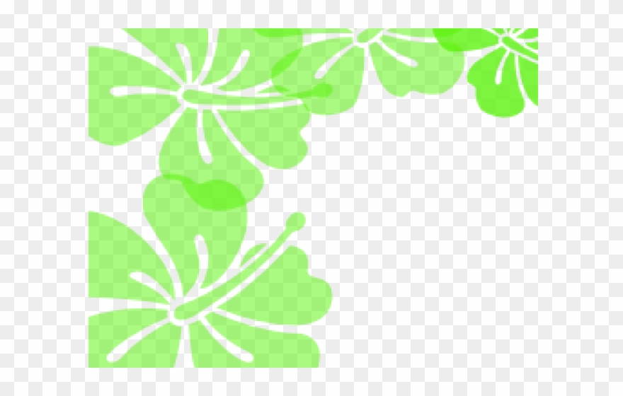 Hibiscus Clipart Hawaiian Theme - Clip Art - Png Download