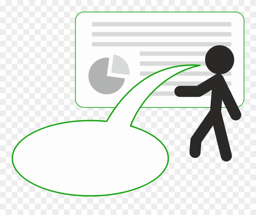Big Image - Presentation Stick Figure Clipart
