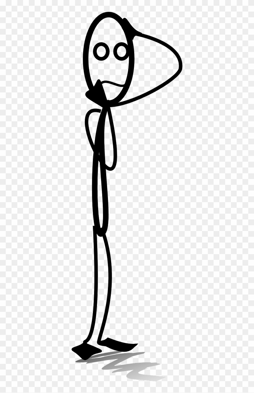 Blog Meryl Snow - Confused Stickman Png Clipart