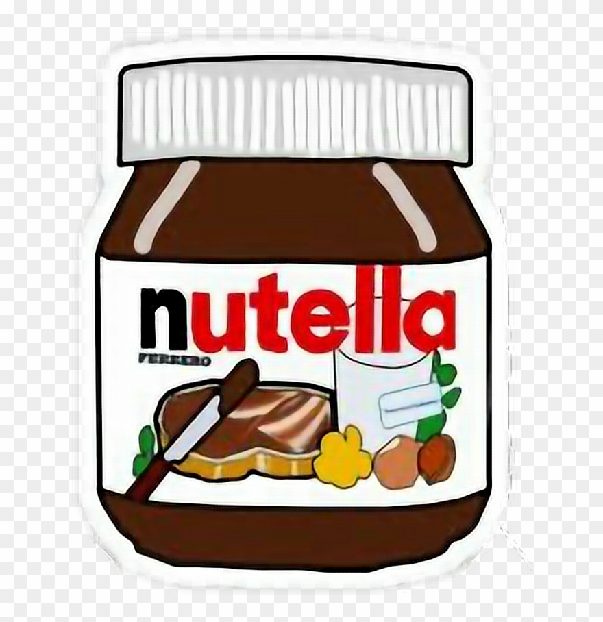 Nutella Clipart Nutella Sandwich - Nutella Art - Png Download