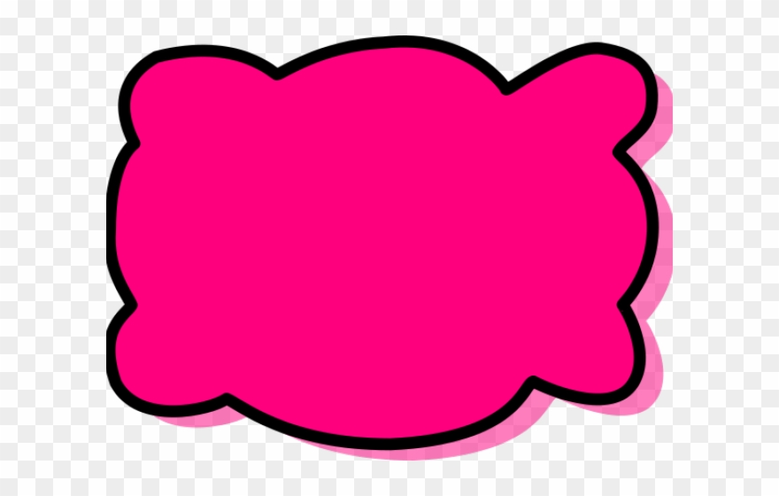 Speech Bubble Clipart Pink - Clip Art - Png Download