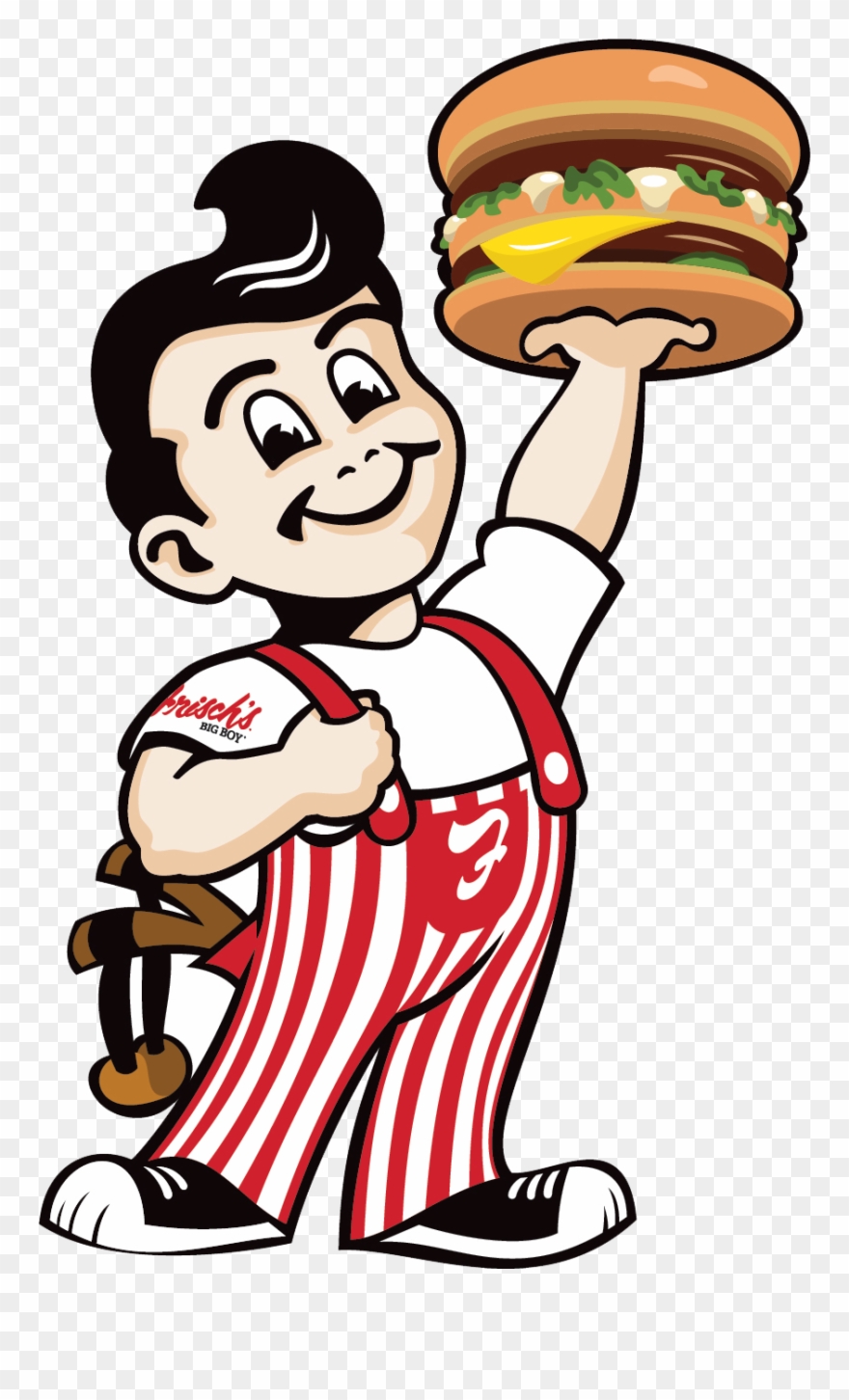 Clip Download Advertising Clipart Guy - Frisch's Big Boy - Png Download