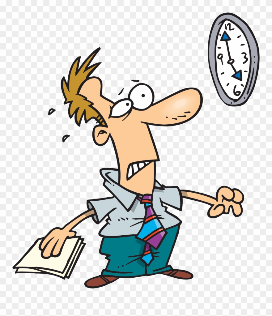 Watch Clipart Carefully - Running Late Clipart Png Transparent Png
