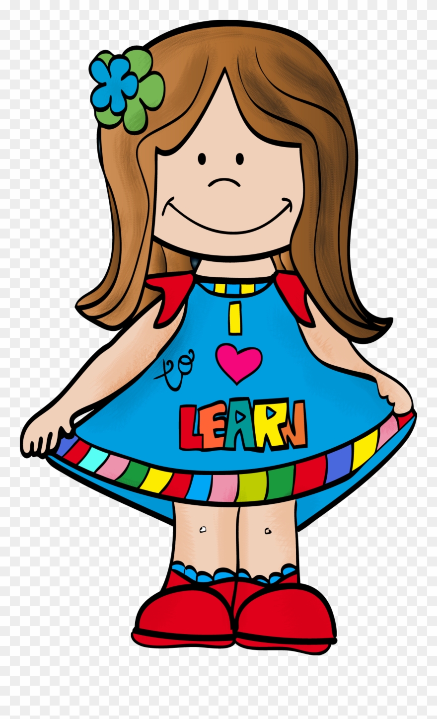 Doll Clipart Beautiful Child - Multiplication Table - Png Download
