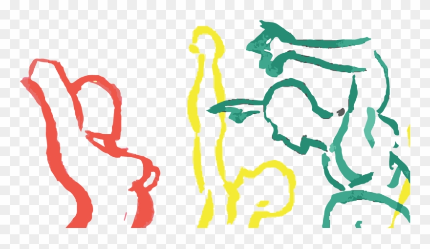 Body Parts Pictures - People In Movement In Art Clipart