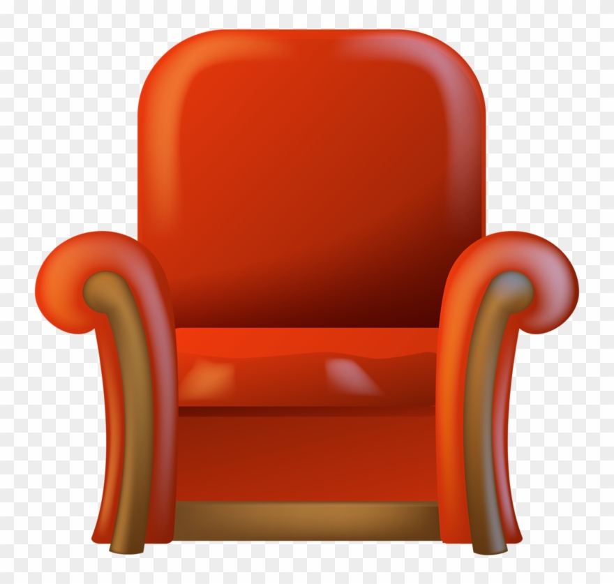 Red Living Room Chair - Chair Clipart