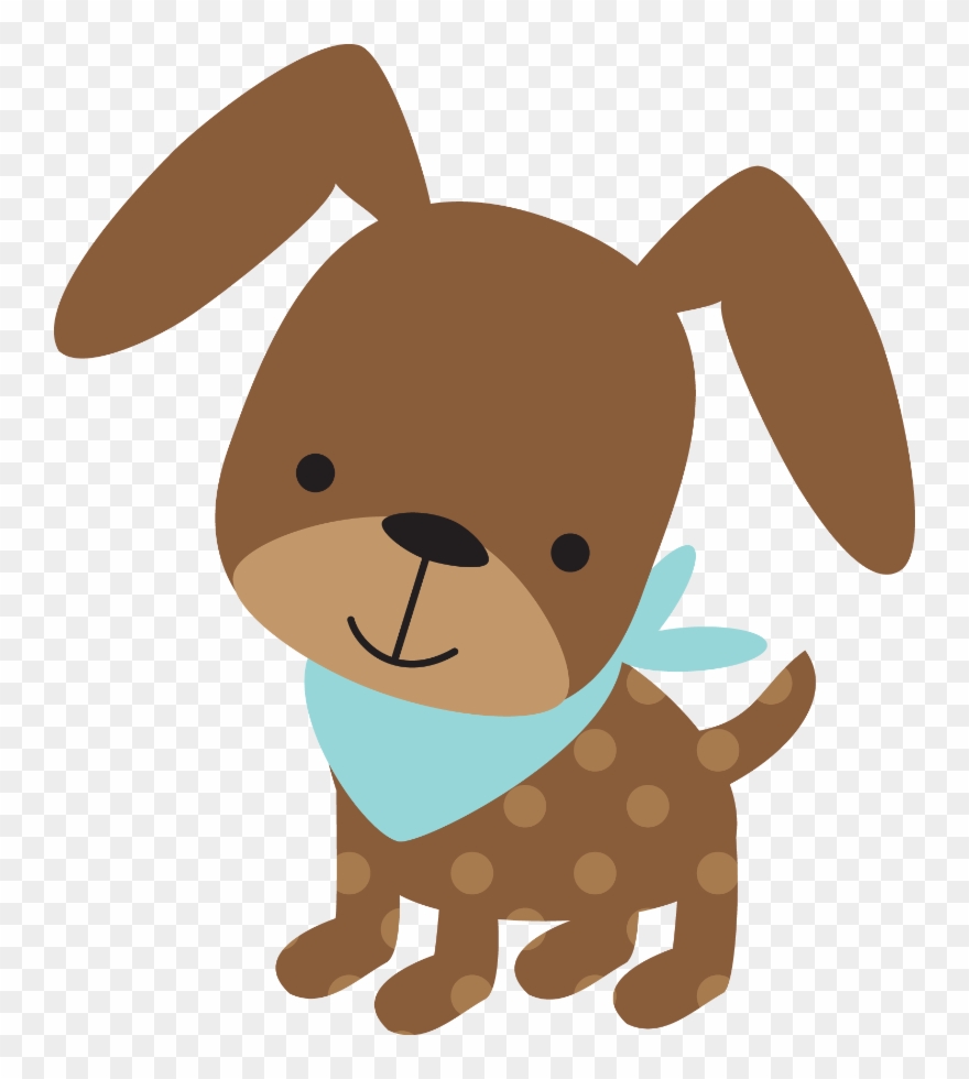 Cachorrinhos E Gatinhos - Puppy Clipart Blue - Png Download