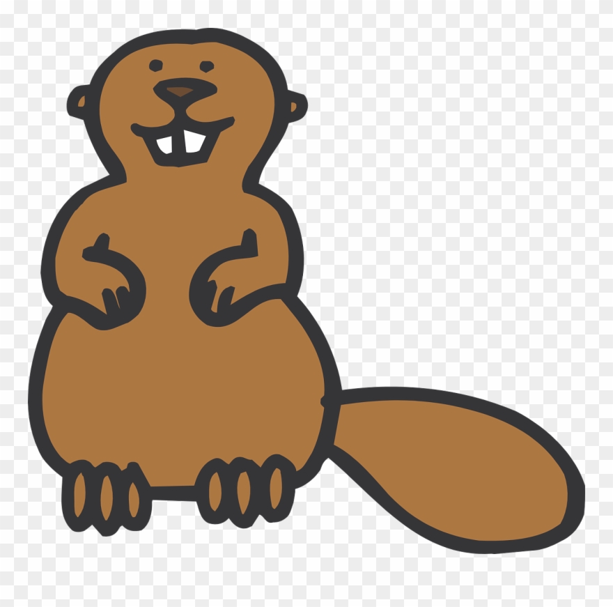 Cartoon Beaver Clipart