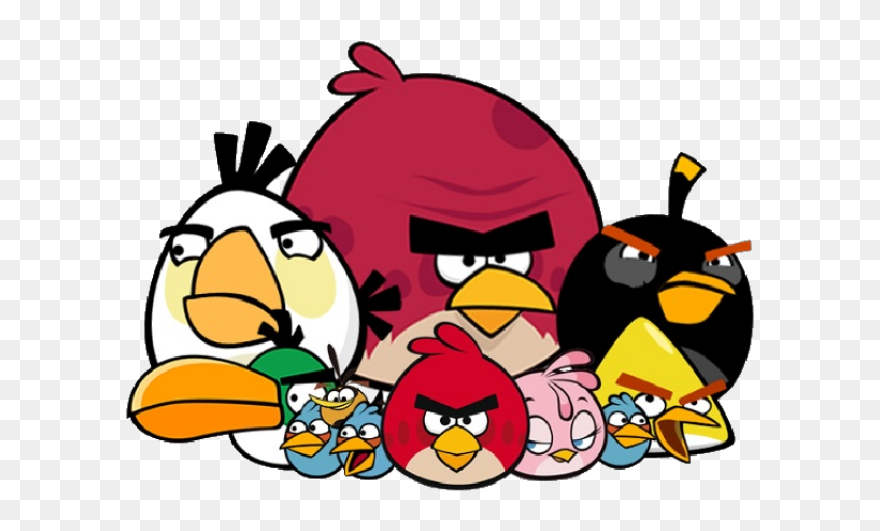 Angry Bird Clip Art - Personajes De Angry Birds - Png Download