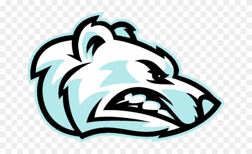 Angry Bear Logos Clipart - Angry Polar Bear Logo - Png Download