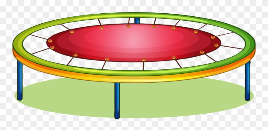 Transparent Clipart Trampoline - Trampoline Vector - Png Download