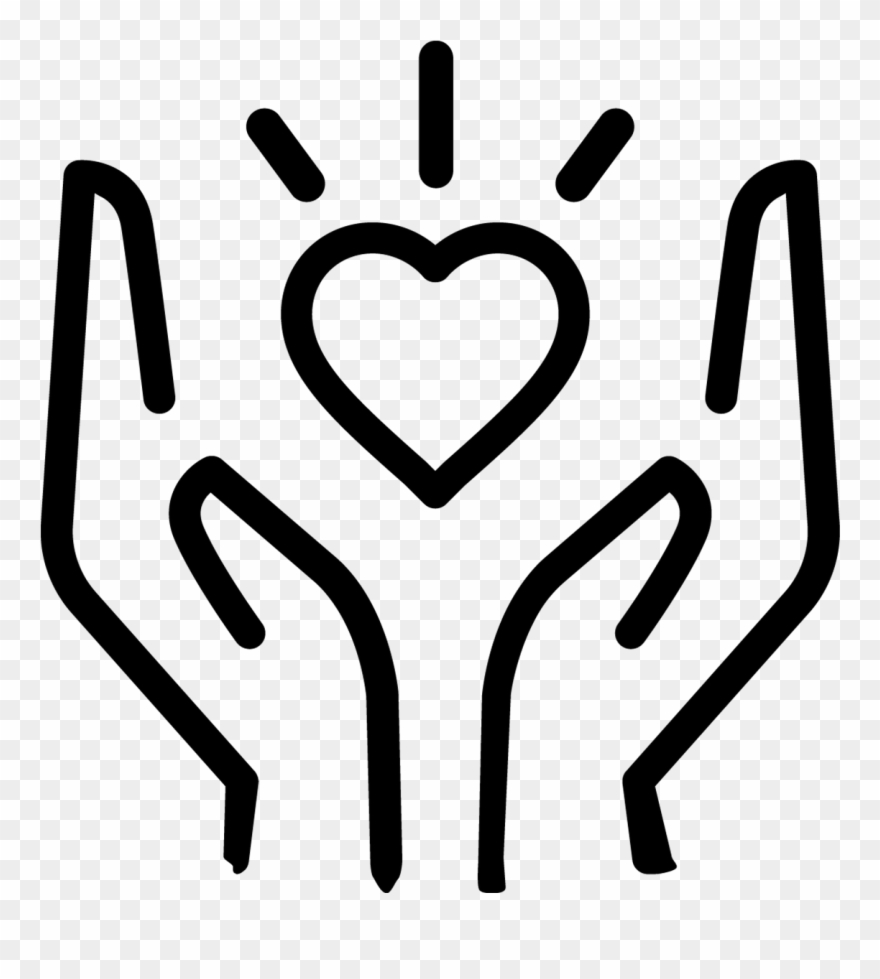 Cares For Your Hair - Heart Clipart