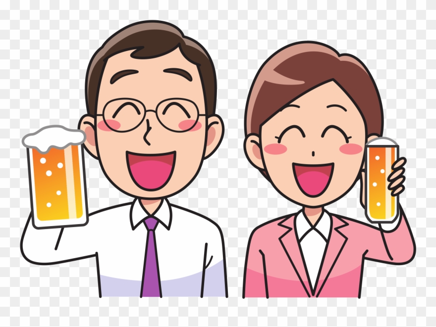 People Drinking Cliparts - Drink Party Clipart - Png Download