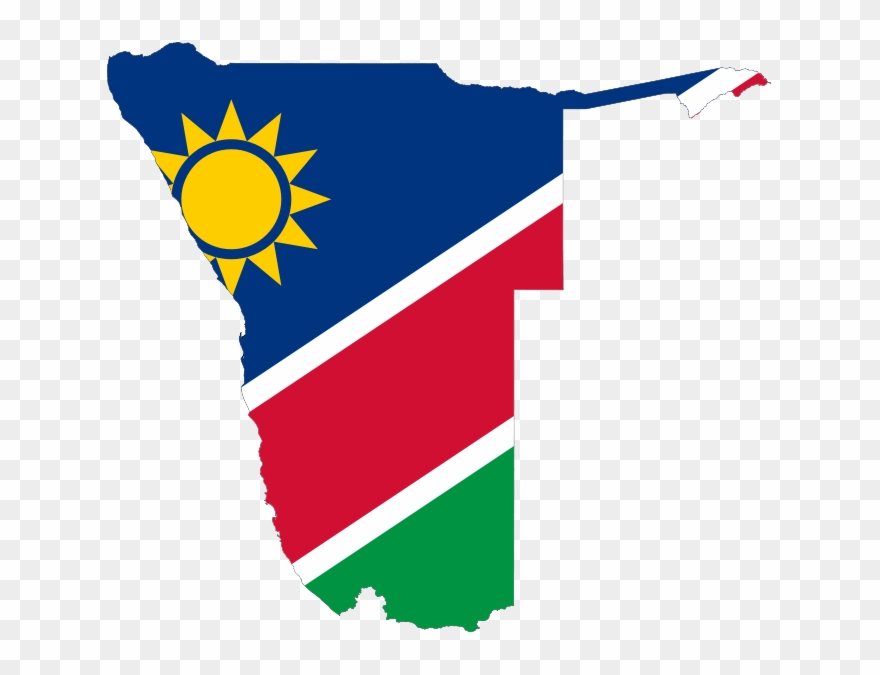 Clip Free Library Africa Clipart Country Flag - Namibian Flag - Png Download