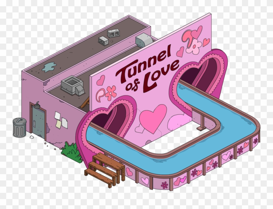 The Simpsons Clipart Eating - Simpsons Tunnel Of Love - Png Download