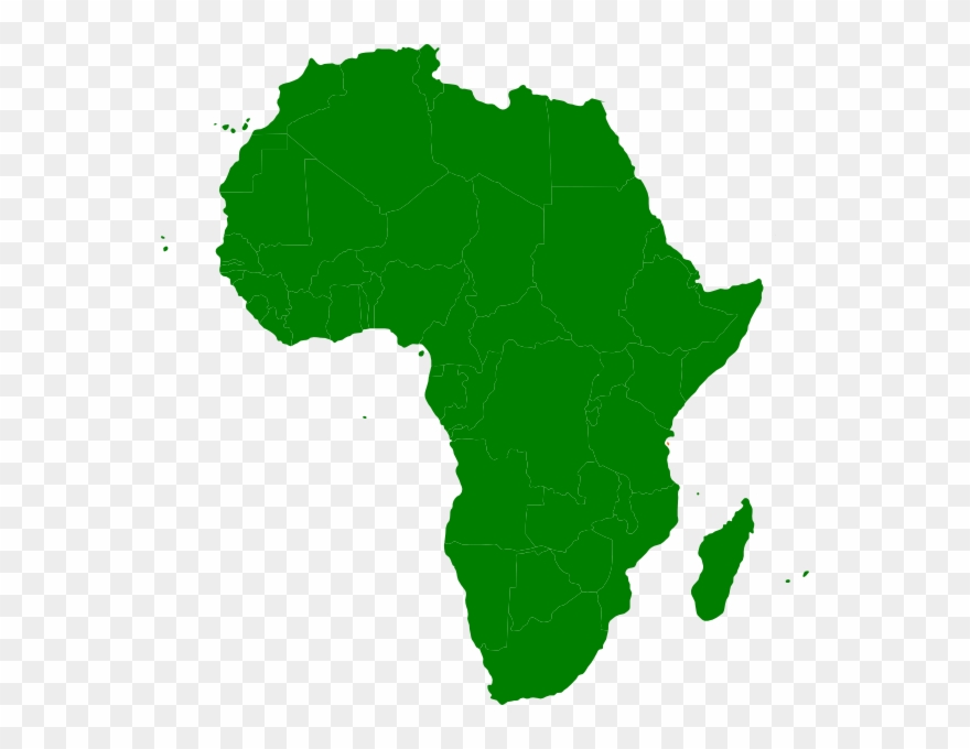 Montessori Africa Continent Map Clip Art - African Union - Png Download