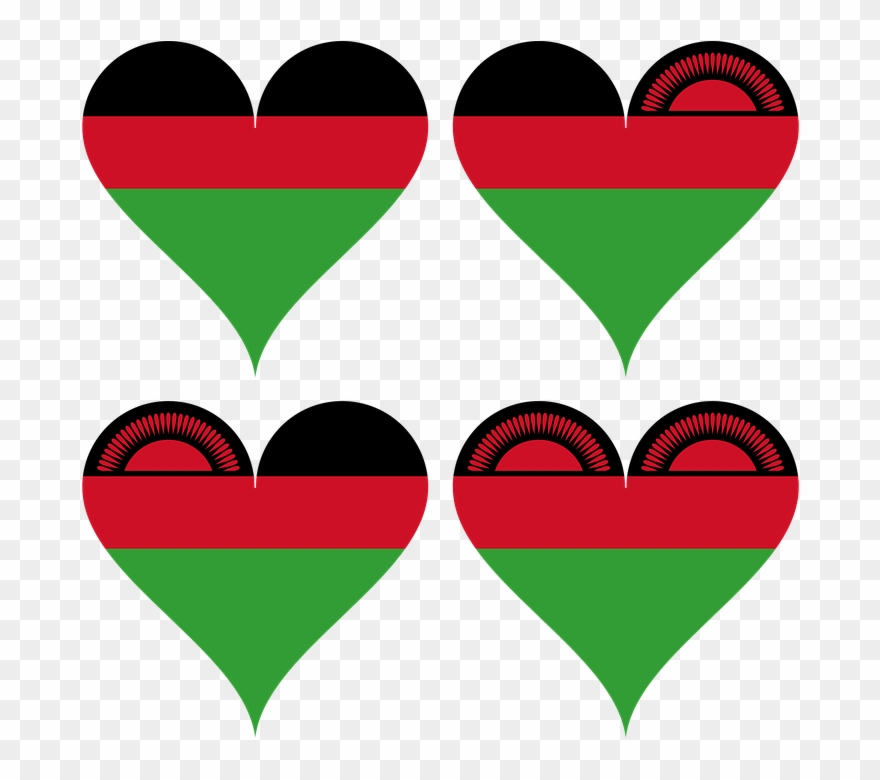 Africa Clipart Heart - Malawi - Png Download
