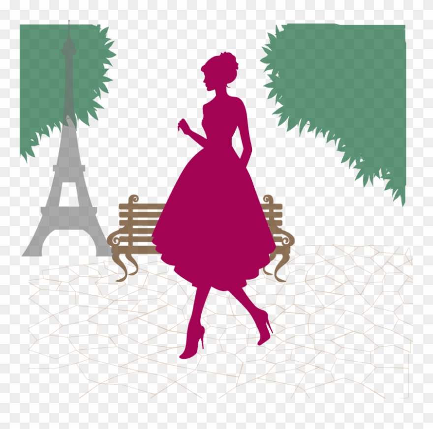 Clip Art Library Download Africa Clipart Elegant Woman - Elegant Women Silhouette Transparent - Png Download
