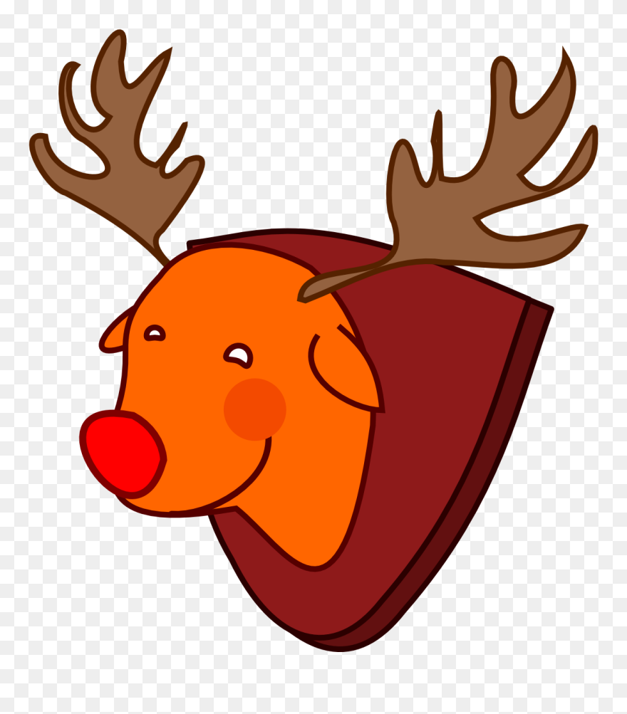 Antler Clipart Rudolph - Rudolph - Png Download