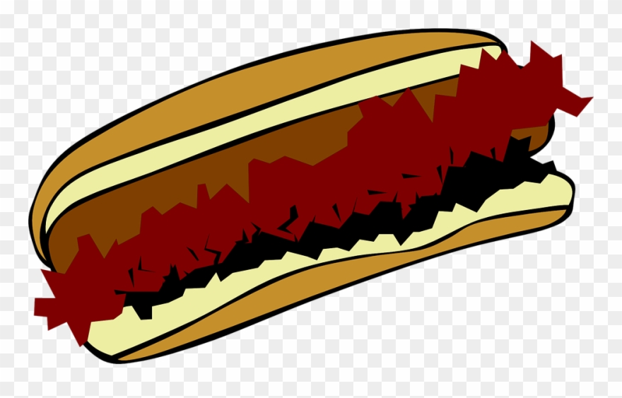 Cheese Dog Cliparts - Chili Dog Clip Art - Png Download