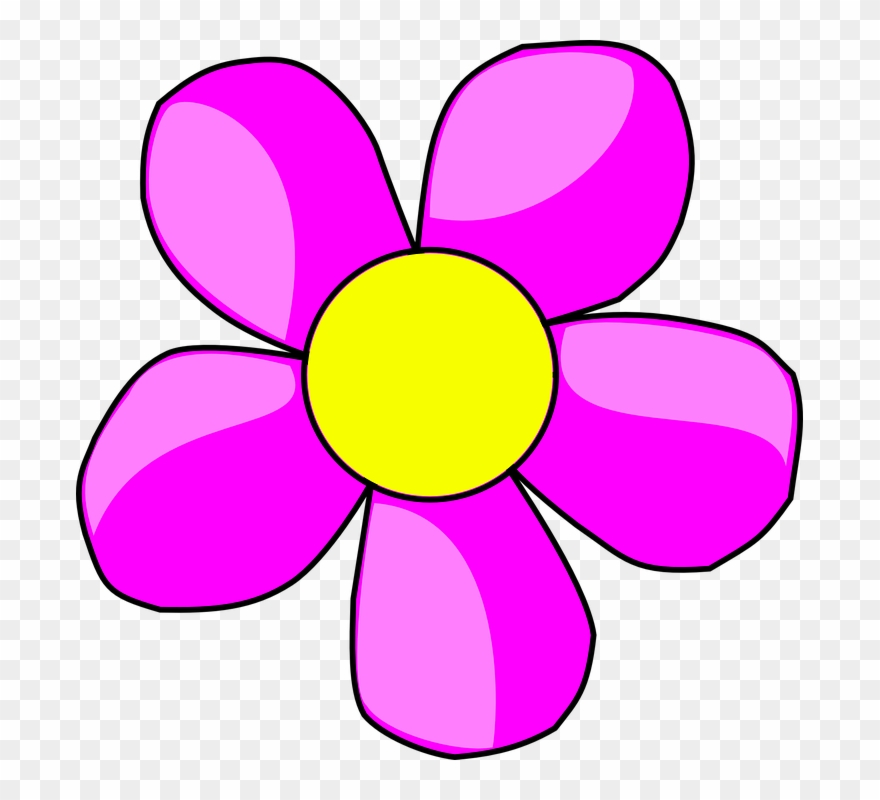 Flower Petal Clipart - Flower Clip Art - Png Download