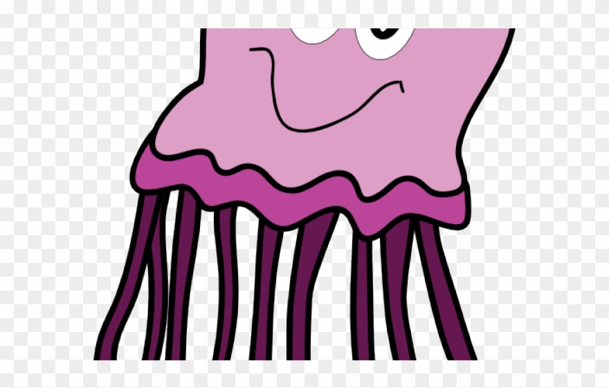 Jellyfish Clipart Cartoon - Jellyfish Clipart Hd - Png Download