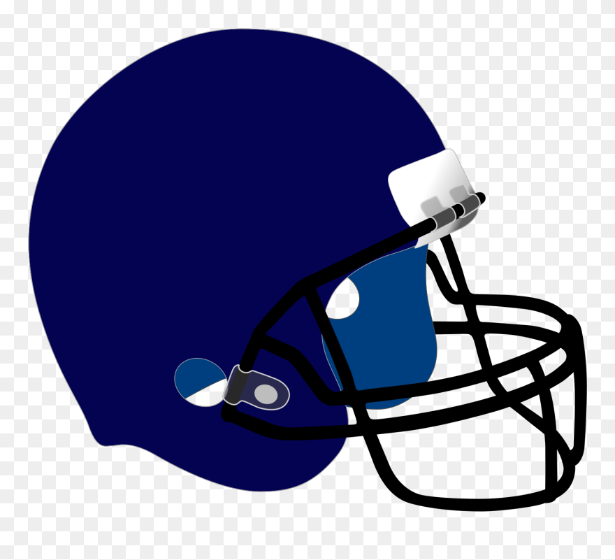 Blue Football Helmet Clip Art - Png Download