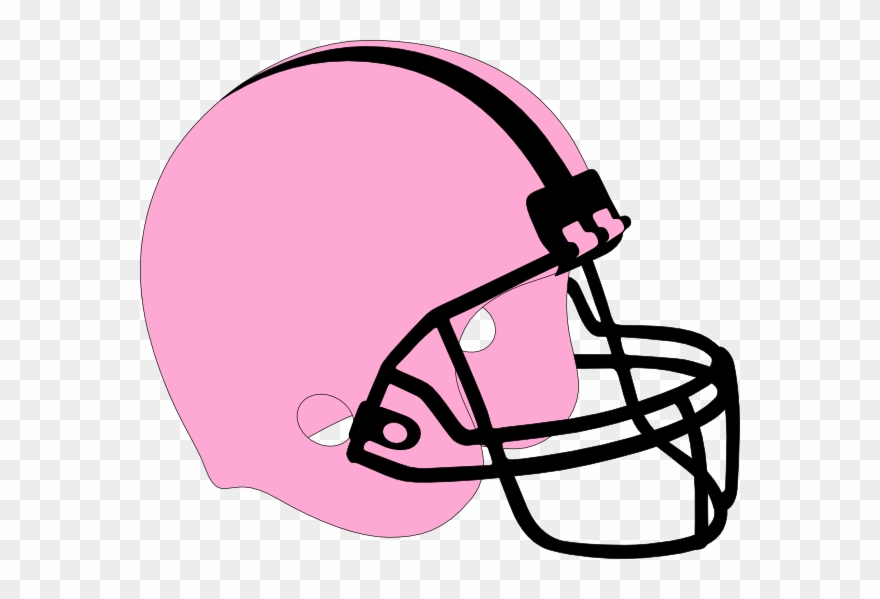 Pink Football Helmet Clipart - Png Download