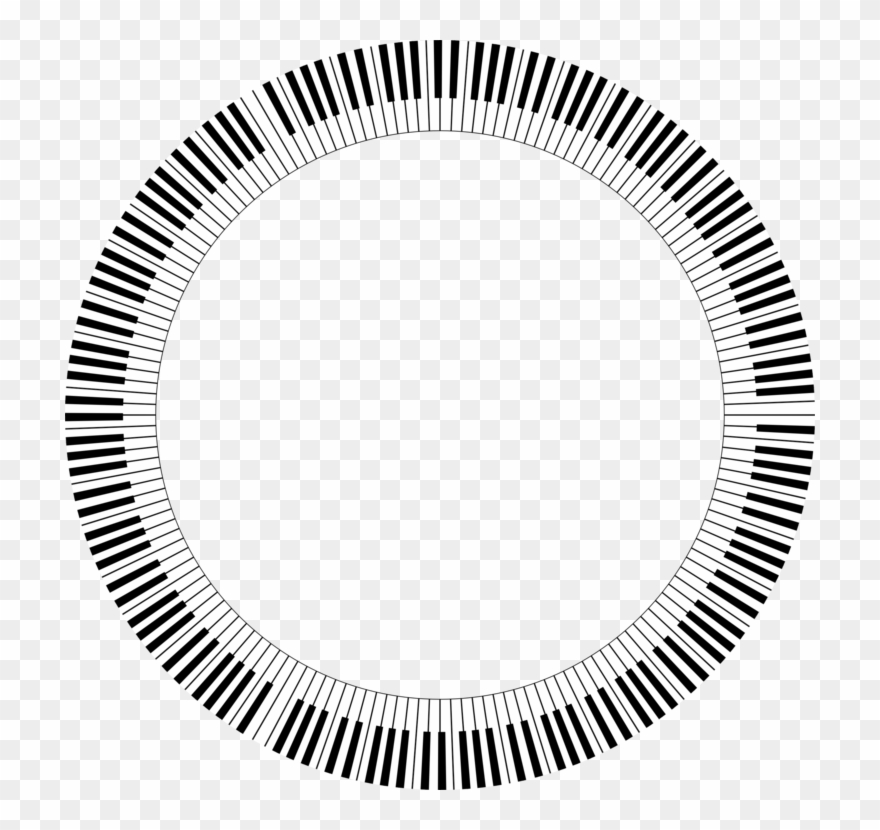 Fortepiano Musical Keyboard - Ribbon Award Green Clipart