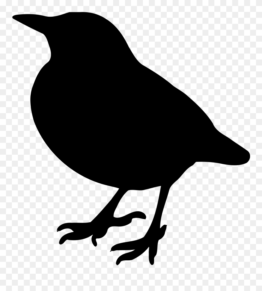 Clip Art Library Library Bird Clipart Silhouette - Bird Animal Silhouettes - Png Download