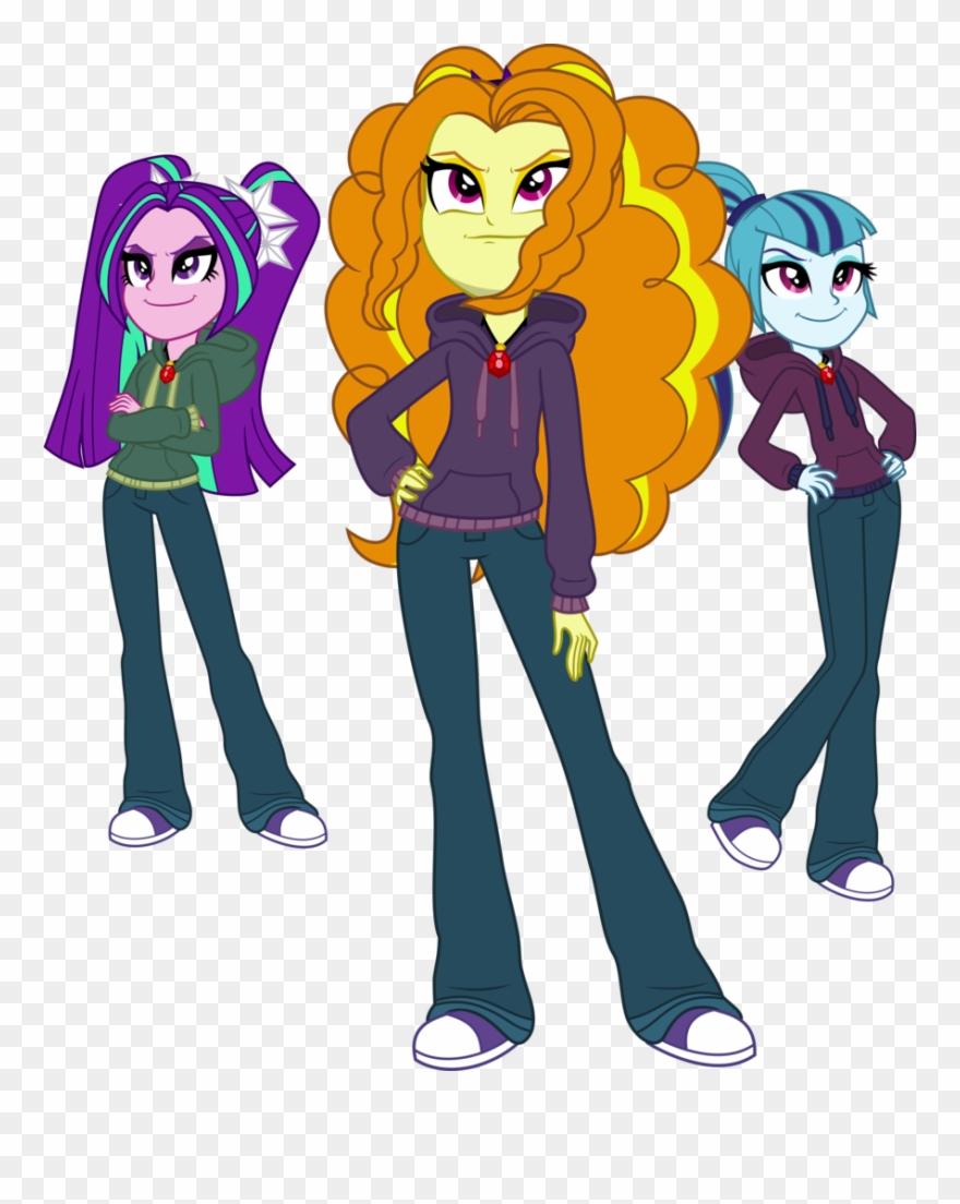 Jeans Vector Girls Vector Library Stock - Dazzlings Mlp Sweatshirts Clipart