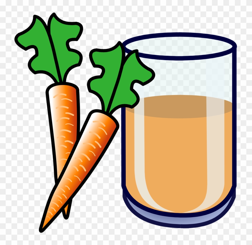 Symbol - Carrot Juice Clipart Black And White - Png Download