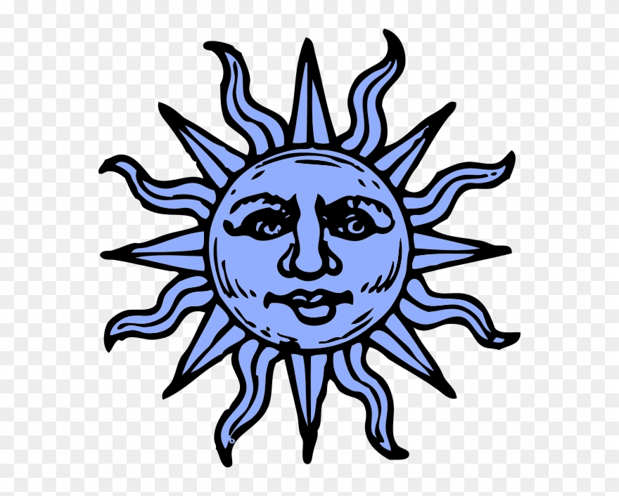 Sun - Apollo God Of Sun Symbol Clipart