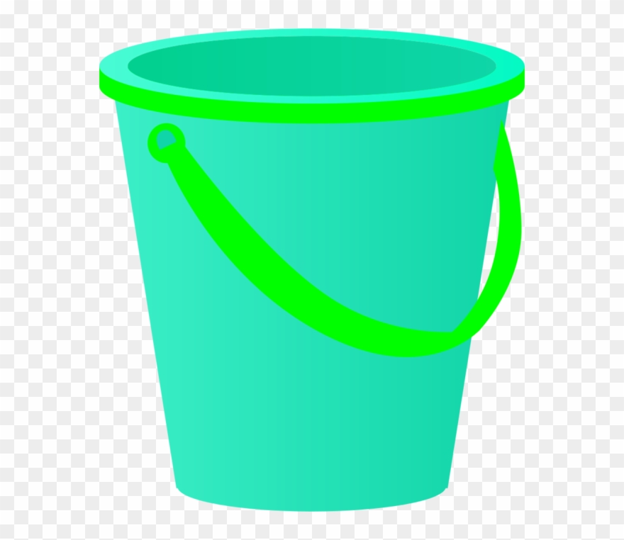 Green Clipart Pail - Clip Art - Png Download