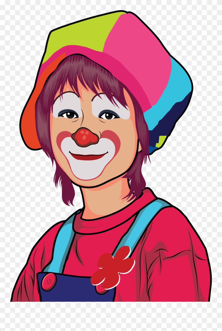 Joker Clown Cartoon Drawing Humour - Clown Face Clipart Png Transparent Png