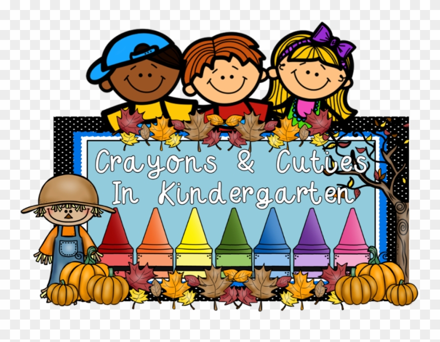 Crayons Cuties In Kindergarten - Kindergarten Clipart