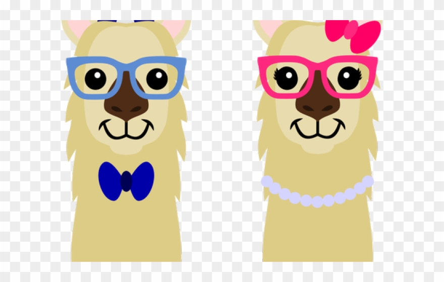 Head Clipart Llama - Cartoon - Png Download