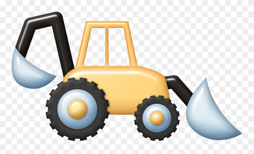 Tractor Clipart, Construction Worker, Construction - Construction - Png Download
