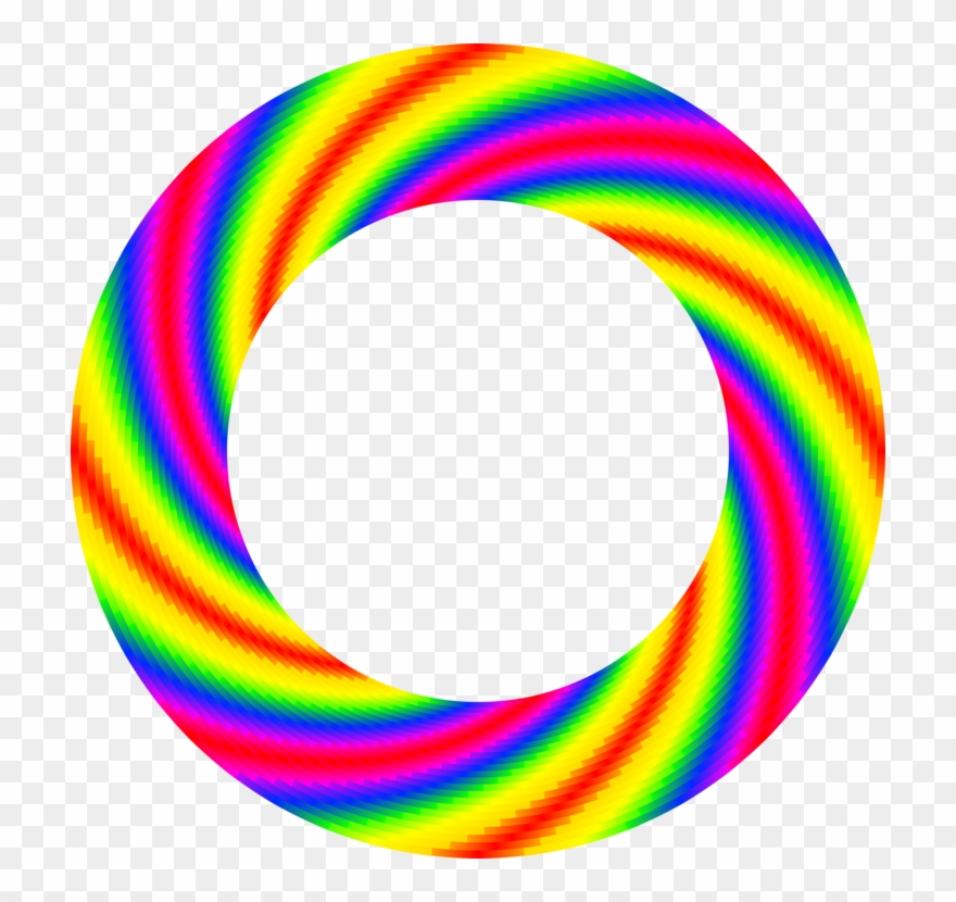 Colourfall Circle Color Body Jewellery - Clip Art - Png Download