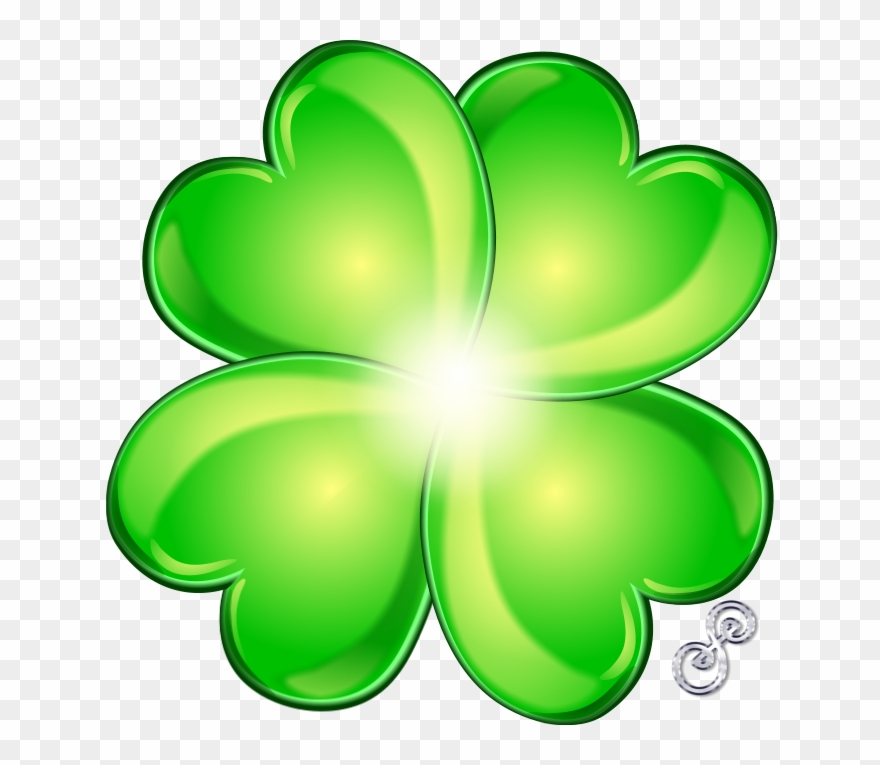 Free A Picture Of Four Leaf Clover - Trevol De La Suerte Clipart