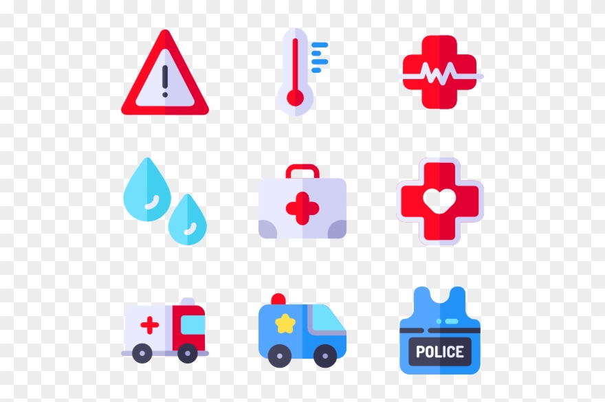 Clipart Download Ambulance Vector Black - Icon Ambulance - Png Download