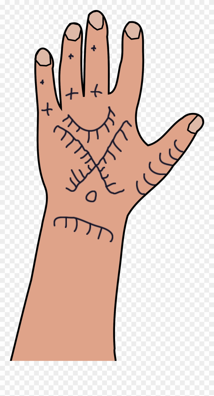 Big Image - Kurdish Mens Tattoo Clipart