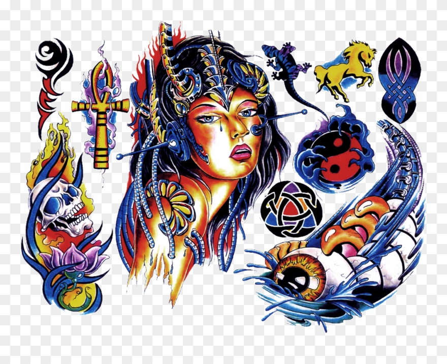 Clipart Png File Body Art Tattoos - Ilustrus - Dj Nitro - Download Transparent Png