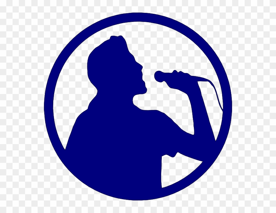 Clip Art At Clker Com Vector Online - Microphone Singer Clip Art - Png Download