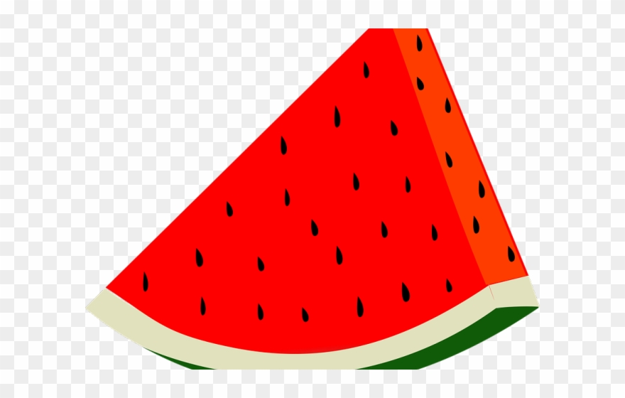 Watermelon Clipart Summer - Fatia De Melancia Em Png Transparent Png