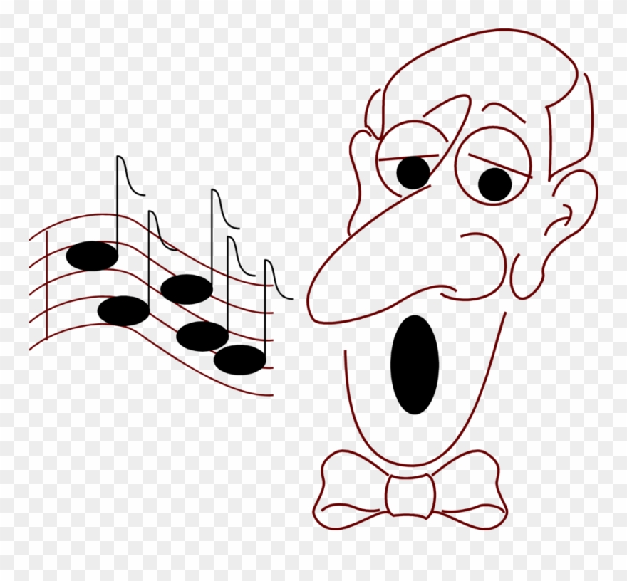 Singing Clipart Voice - Singer Men Clipart - Png Download