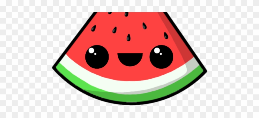 Watermelon Clipart Kawaii - Cute Kawaii Watermelon - Png Download
